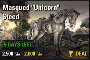 Masqued "Unicorn" Steed