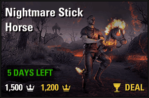 Nightmare Stick Horse