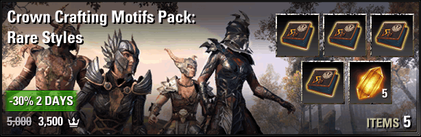 Crown Crafting Motifs Pack: Rare Styles