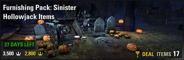 Furnishing Pack: Sinister Hollowjack Items