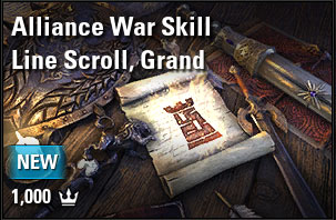 Alliance War Skill Line Scroll, Grand