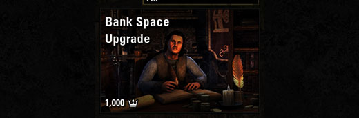 Bank Space Upgrade