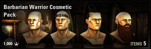 Barbarian Warrior Cosmetic Pack