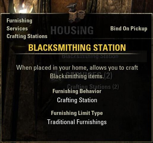 Blacksmithing Station
