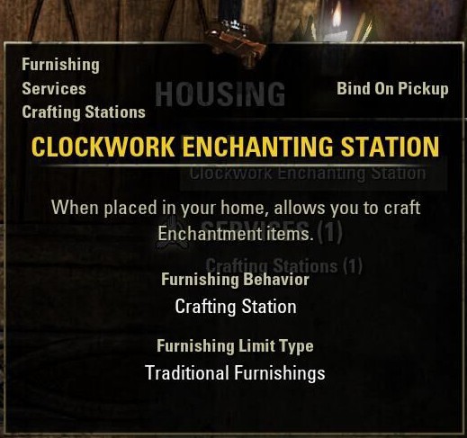 Clockwork Enchanting Station