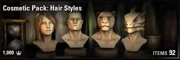 Cosmetic Pack: Hair Styles