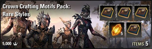 Crown Crafting Motifs Pack: Rare Styles