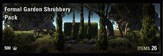 Formal Garden Shrubbery Pack