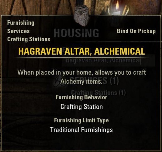 Hagraven Altar, Alchemical