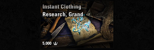 Instant Clothing Research, Grand