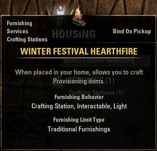 Winter Festival Hearthfire